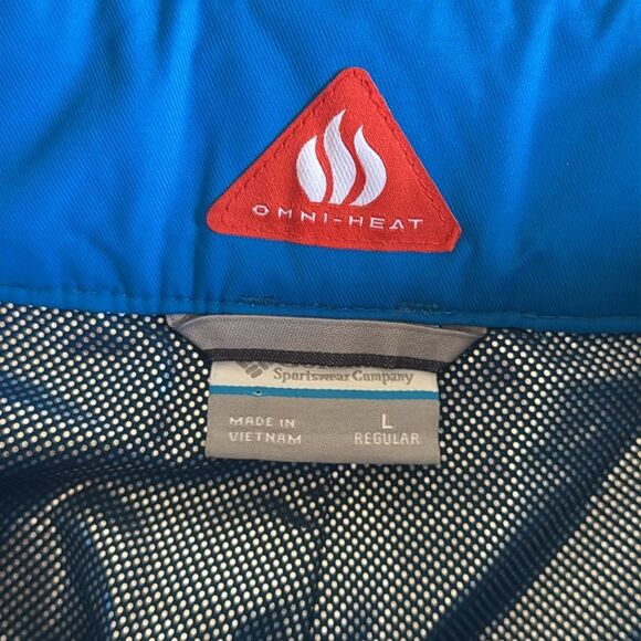 Columbia Turquoise Omni-Tech Heat Bugaboo Ski Pant size large outdoors winter - Picture 10 of 12